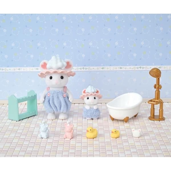 Musebrødrenes skumfidusbad - SYLVANIAN FAMILIES - 5805