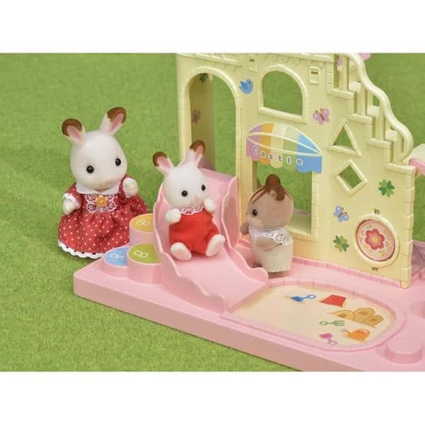 SYLVANIAN FAMILIES - 5319 - Babyslottet - Förskola, Skola - Chokladkaninunge - Blandad - 3 år gammal
