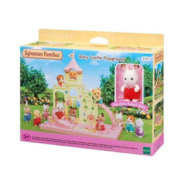 SYLVANIAN FAMILIES - 5319 - Babyslottet - Förskola, Skola - Chokladkaninunge - Blandad - 3 år gammal