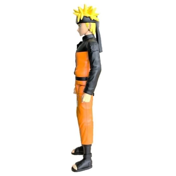 Stor ledad figur - BANDAI - Anime Heroes - Naruto Shippuden - Anime Heroes Mega Figur 30 cm - Naruto Uzumaki