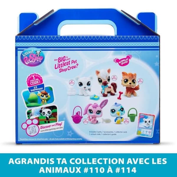Paket med 5 husdjur - BANDAI - Littlest Pet Shop Mountain - Samlardjur
