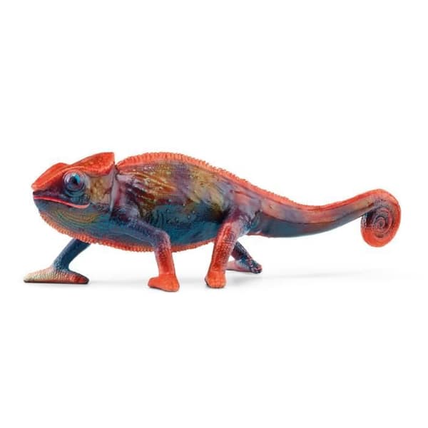 Kameleontfigur, färgskiftande figur med värme, leksak för barn från 3 år, Schleich 14858 WILD LIFE