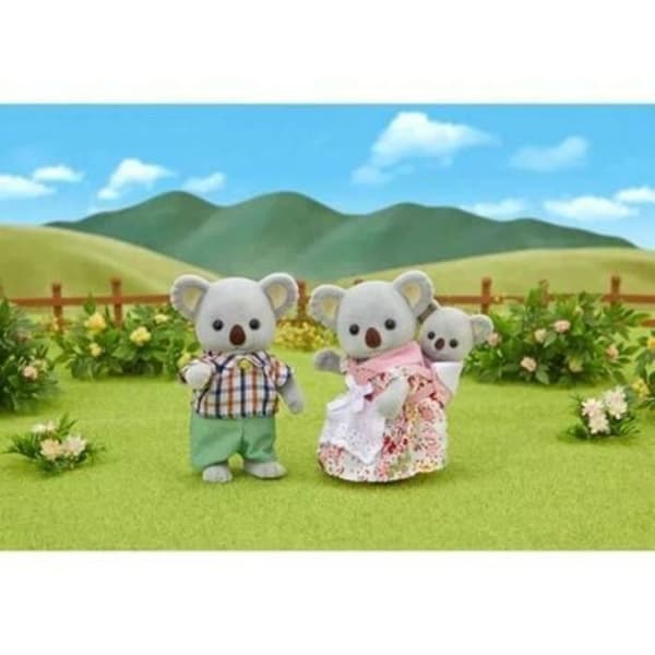 Sylvanian Koala Family - SYLVANIAN FAMILIES - 5310 - Nivelletty ja puettu - Harmaa