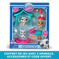 Pikkukuva 2 / 6: 3 lemmikin teemapakkaus - BANDAI - Littlest Pet Shop Snow - Eläimet ja asusteet