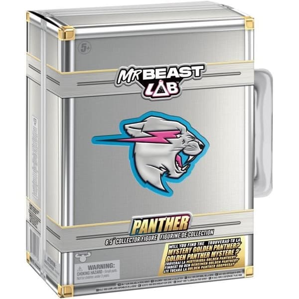 Keräilyfiguuri - MOOSE TOYS - Panthere Mr. Beast Lab Ultimate - 15,8 cm, 13 nivelpistettä