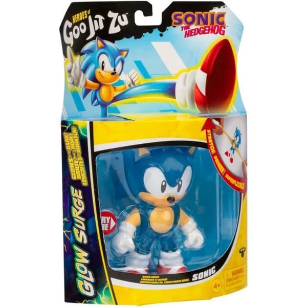 Sonic Glow Surge 13cm - Heroes OF GOO JIT ZU - SONIC - Valaiseva ja pidennettävä figuuri