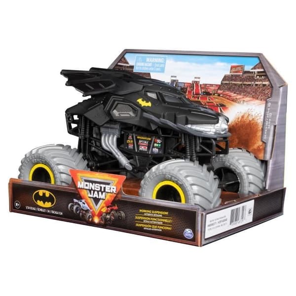 SPIN MASTER BATMAN DIE CAST KØRETØJ 1:24 Monster Jam