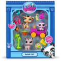 Miniatyrbild 4 av 6: BANDAI - Littlest Pet Shop - Safaripaket - 3 djur och tillbehör - BF00524