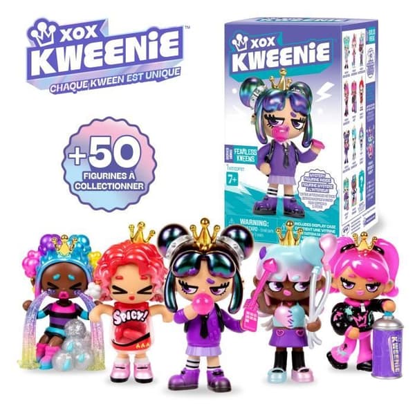 Överraskningsdocka - XOX KWEENIE - Fearless-serien - 13 cm - 13 modeller att samla - Slumpmässig modell