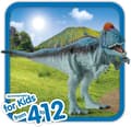 Miniatyrbild 4 av 4: Kryolofosaurusfigur - SCHLEICH - Dinosaurier - Lila Modell - För barn från 3 år