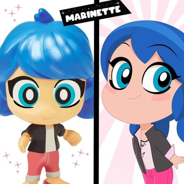 BANDAI - Mirakuløs Mariehøne - Mini Universe Chibi Bakery - Minifigurer Marinette og Adrien inkluderet - P50551