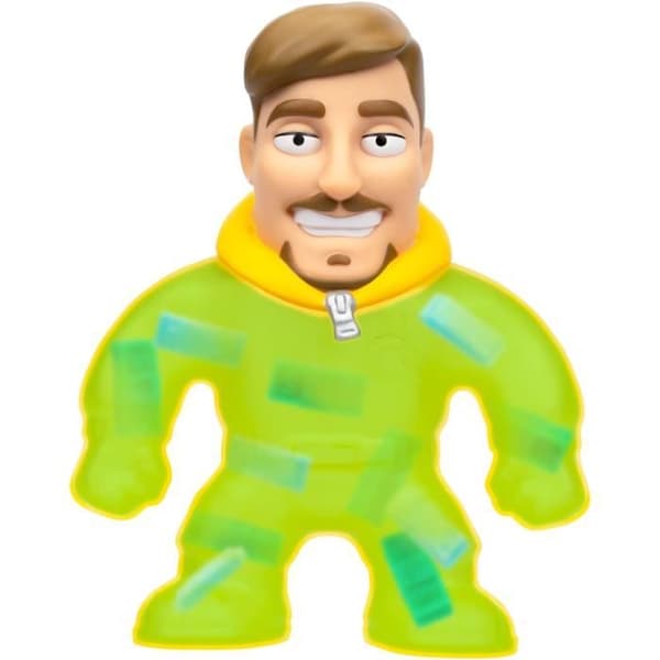 Kreationssæt - MRBEAST LAB - Goo Jit Zus helte - Pumpe inkluderet - Figur, der kan tilpasses - Tilbehør medfølger