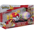 Pikkukuva 3 / 6: 2 Poképalloa Pokémoneineen ja 6 hyökkäyslevyllä - BANDAI - Pokémon - Poképallon yllätyshyökkäys Pikachu vs. Arcko - Peli