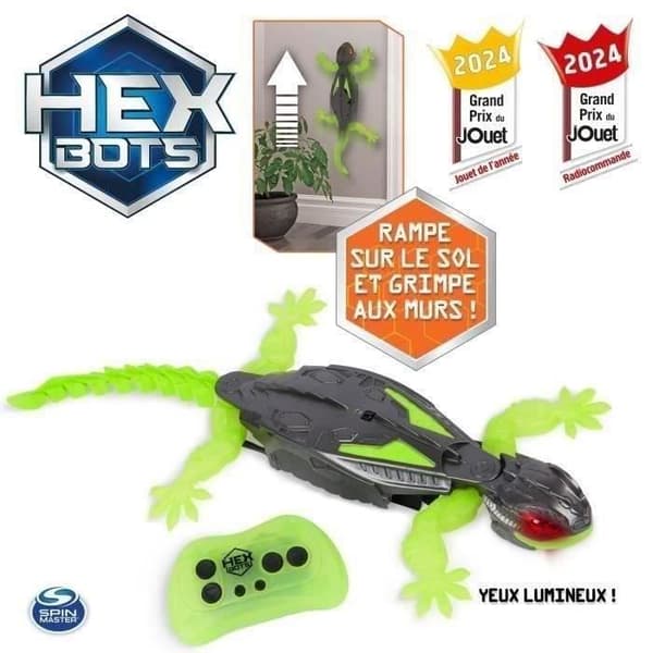 SNURRA MÄSTAREN GECKO Hex-robotar