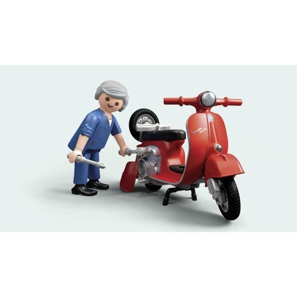 PLAYMOBIL 71620 Vespa Garage, Retrostil, 60'erne, 88 dele, Voksen, Klassiske biler