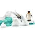 Miniatyrbillede 3 af 6: Schleich 42661 Pingvinfamilie med vilde dyr på isflagen, figurer til børn fra 3 år