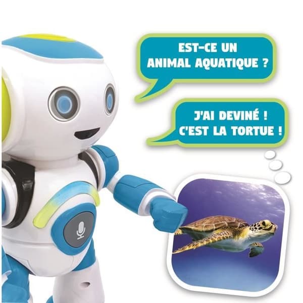 LEXIBOOK - POWERMAN Junior - Interaktiv pædagogisk robot - fra 3 år