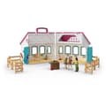 Miniatyrbillede 3 af 6: SCHLEICH 42703 Hesteklub Transportabelt Staldsæt, Alders 4+