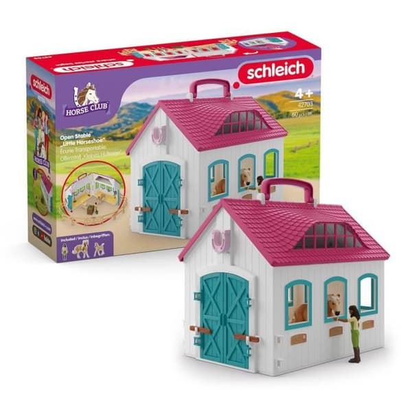 SCHLEICH 42703 Hesteklub Transportabelt Staldsæt, Alders 4+
