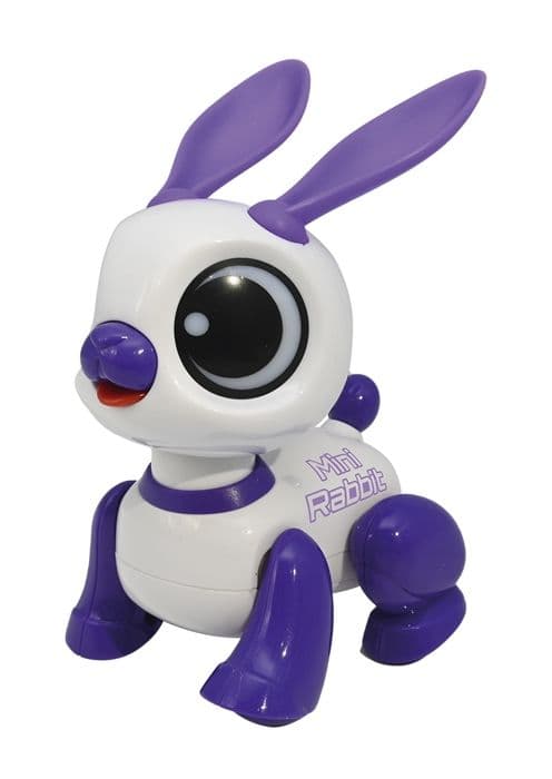 Power Rabbit Mini - Robotkanin med lys- og lydeffekter, håndklappekontrol, gentagelse