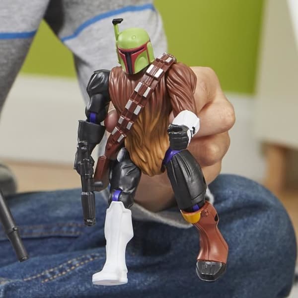 MixMashers Boba Fett, 12 cm brugerdefinerbar figur, der kan blandes med tilbehør, Star Wars, fra 4 år