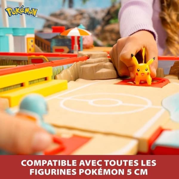 Rygsæk - BANDAI - Pokémon Trainer Strandtema - Åbner til en Super Arena