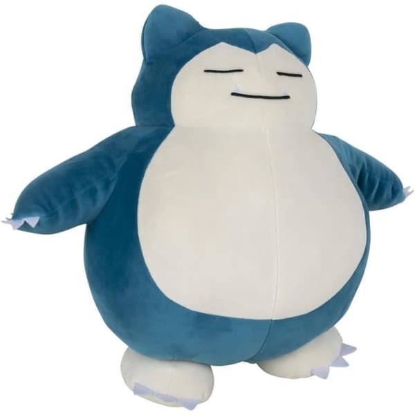 Plys - BANDAI - Pokémon Snorlax - 40 cm, blød og fluffy