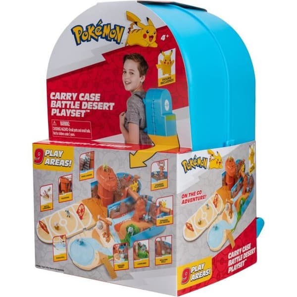 Ørkentræner-rygsæk - BANDAI - Pokémon - Bærbart Pokémon-spilunivers