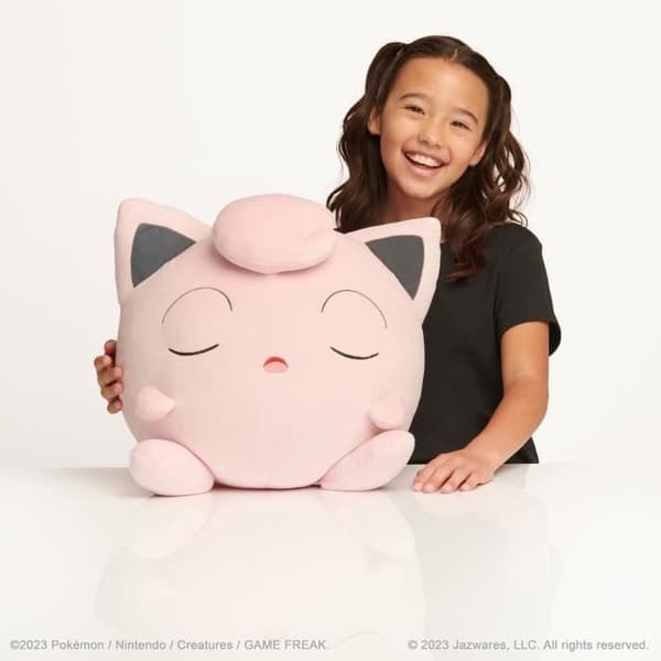 Pehmolelu - BANDAI - Pokémon Jigglypuff - 40 cm, pehmeä ja pörröinen