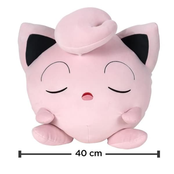 Pehmolelu - BANDAI - Pokémon Jigglypuff - 40 cm, pehmeä ja pörröinen