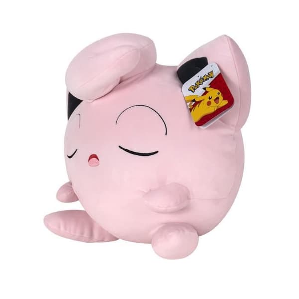 Pehmolelu - BANDAI - Pokémon Jigglypuff - 40 cm, pehmeä ja pörröinen