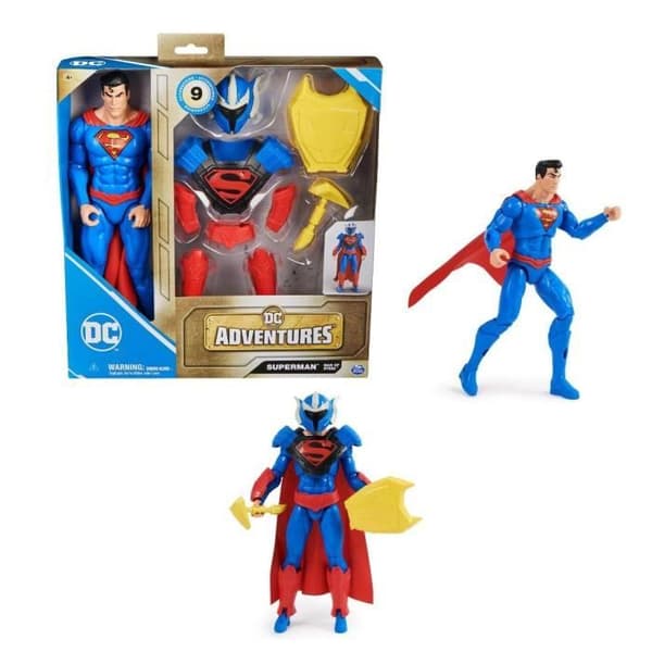 Spin Master PAKKE 30 CM SUPERMAN FIGUR + TILBEHØR DC Adventures