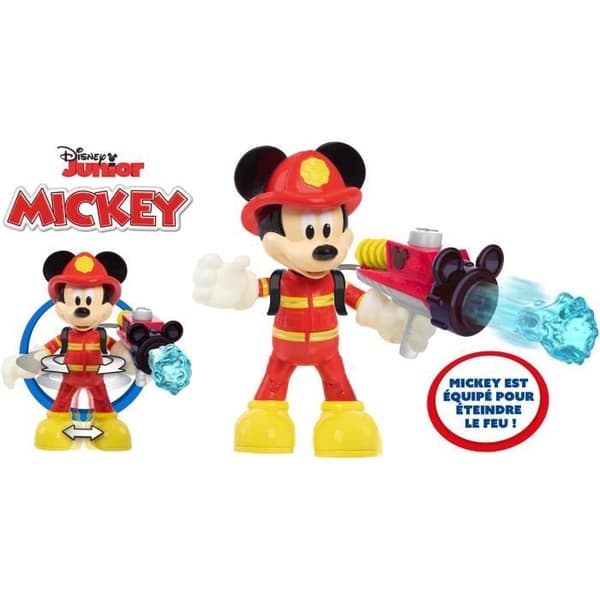 Mikki Hiiri Palomies Figuuri 15 cm - DISNEY - Lelu lapsille 3-vuotiaista alkaen - MCC20 - Nivelletty