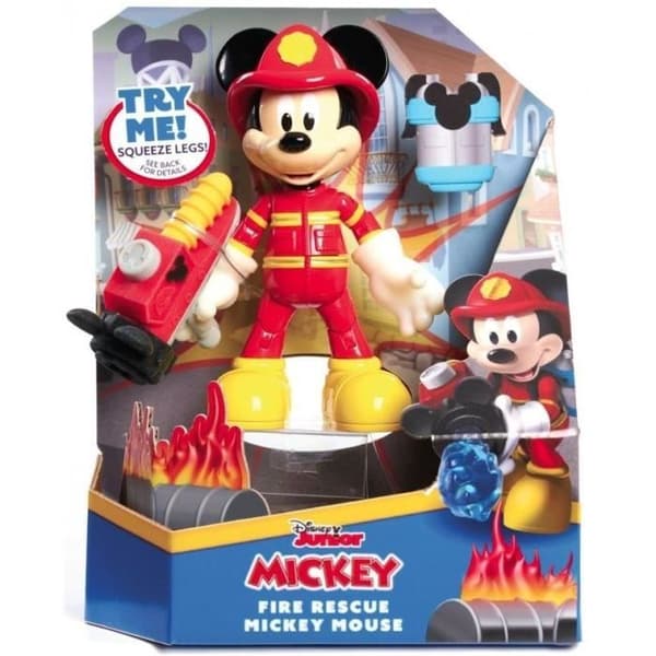 Mikki Hiiri Palomies Figuuri 15 cm - DISNEY - Lelu lapsille 3-vuotiaista alkaen - MCC20 - Nivelletty