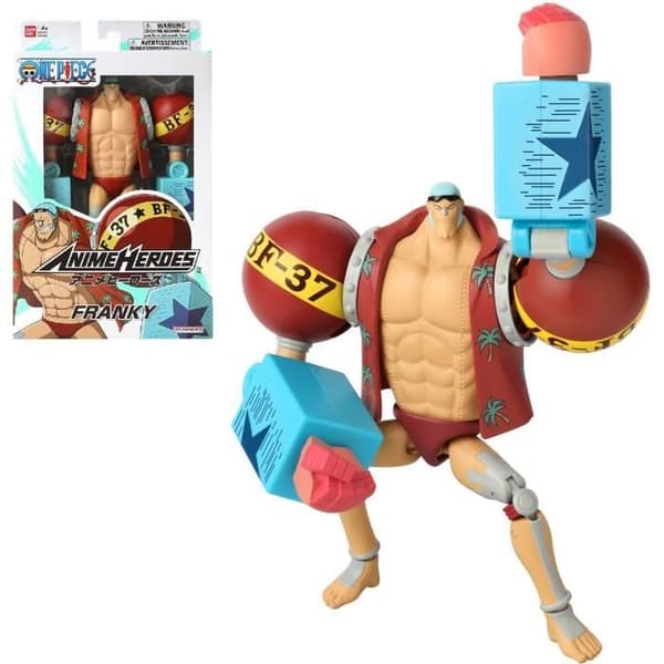 Anime Heroes figur - Bandai - One Piece - Franky - 17 cm
