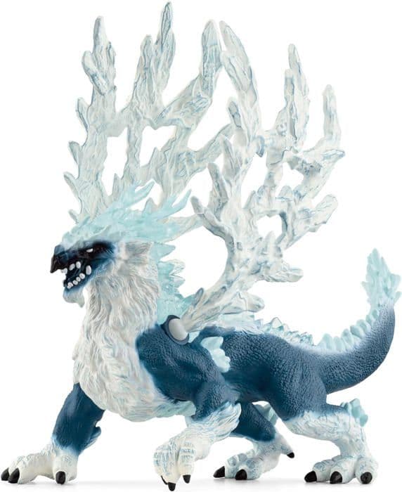 Isdrake, fantasifigur, för barn från 7 år, figur, 19 x 22 x 13 cm - Schleich 70790 ELDRADOR