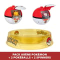 Pikkukuva 3 / 6: Pokémon Arena ja 2 Beybladea - BANDAI - JW4403 - Pikachu vs Mewtwo
