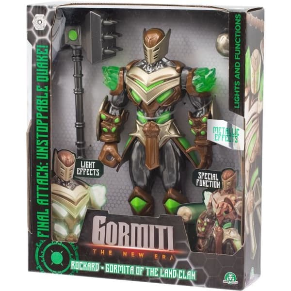 Nivelletty hahmo - GORMITI - Gormiti Maan valohyökkäyksellä - Rockard - 27 cm - 4-vuotiaasta alkaen - GRV074