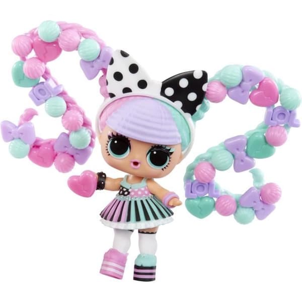 LOL Surprise - Hårknuder - Frisurer med perler - 7,5 cm dukke - Fra 4 år