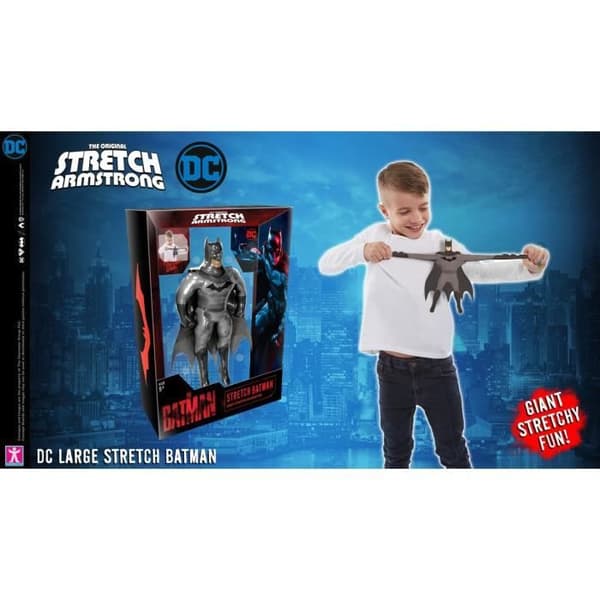 STRETCH BATMAN Strækbar Figur - 25 cm - Legetøj til børn fra 5 år