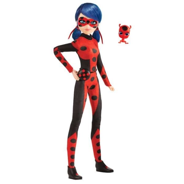 Miraculous - Dukke 26 cm - Mariehøne nyt kostume