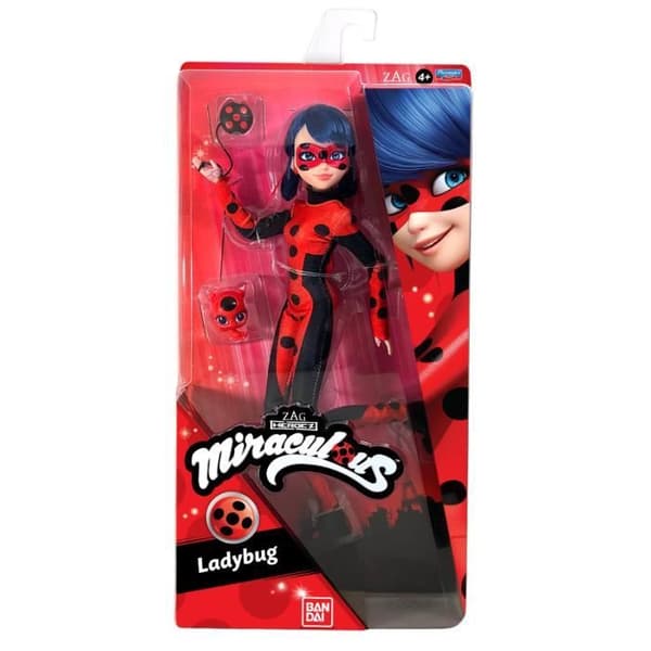 Miraculous - Dukke 26 cm - Mariehøne nyt kostume