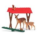 Miniatyrbillede 5 af 6: Schleich 42658 Farm World Skovdyrehytte, til børn fra 3 år