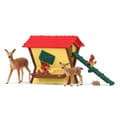 Miniatyrbillede 2 af 6: Schleich 42658 Farm World Skovdyrehytte, til børn fra 3 år