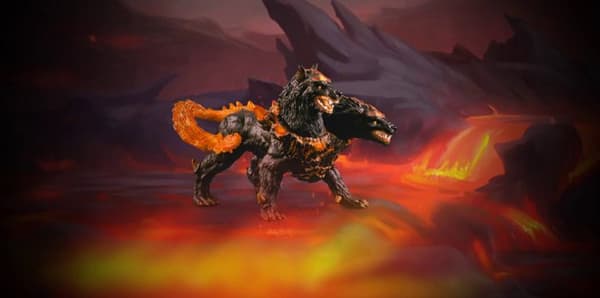 Lava Cerberus-figur, barn, 7 år och äldre, SCHLEICH 42451 Eldrador Creator