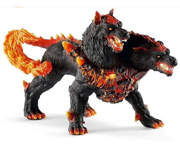 Lava Cerberus-figur, barn, 7 år och äldre, SCHLEICH 42451 Eldrador Creator