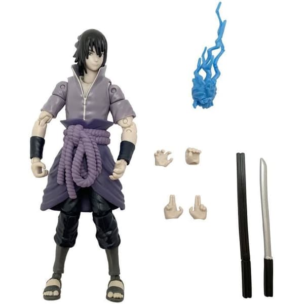 Anime Heroes figur 17 cm - Sasuke Uchiha - BANDAI Naruto Shippuden