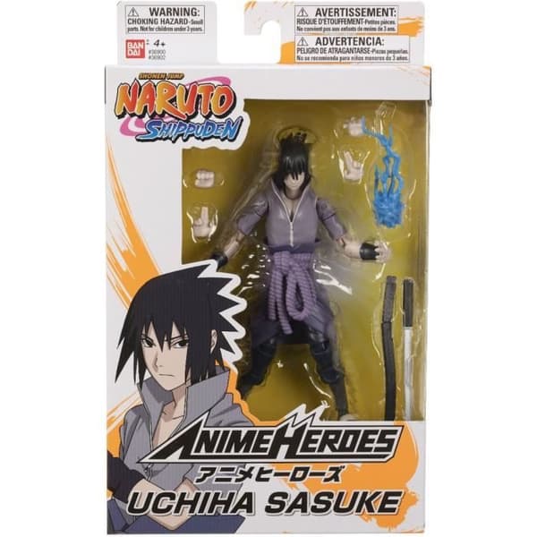 Anime Heroes figur 17 cm - Sasuke Uchiha - BANDAI Naruto Shippuden