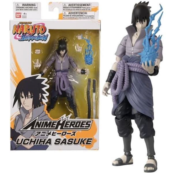 Anime Heroes figur 17 cm - Sasuke Uchiha - BANDAI Naruto Shippuden