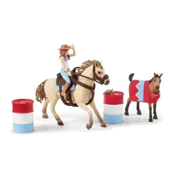 Ranchträning, Schleich Equestrian World Set, Figurset för barn från 5 år, Schleich 72157 HÄST